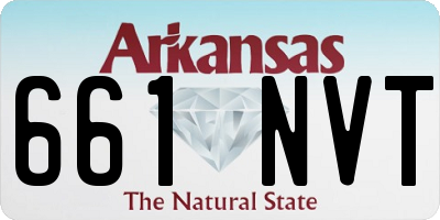 AR license plate 661NVT