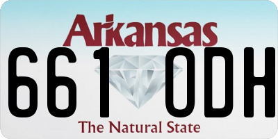 AR license plate 661ODH