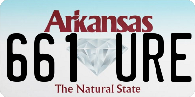 AR license plate 661URE
