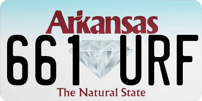 AR license plate 661URF