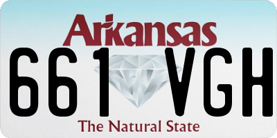 AR license plate 661VGH