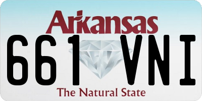 AR license plate 661VNI