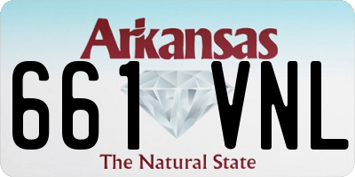 AR license plate 661VNL