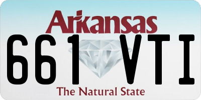 AR license plate 661VTI