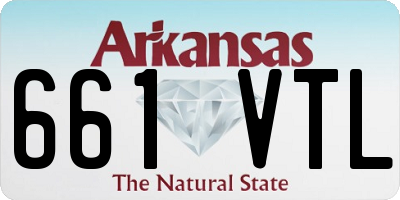 AR license plate 661VTL