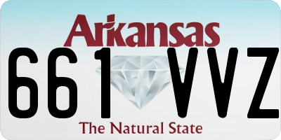 AR license plate 661VVZ
