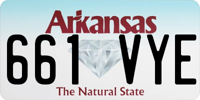 AR license plate 661VYE