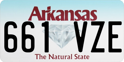 AR license plate 661VZE