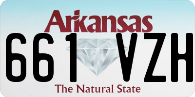 AR license plate 661VZH