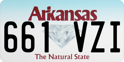 AR license plate 661VZI