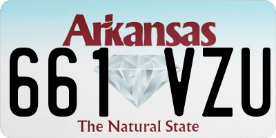 AR license plate 661VZU