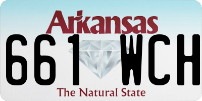 AR license plate 661WCH