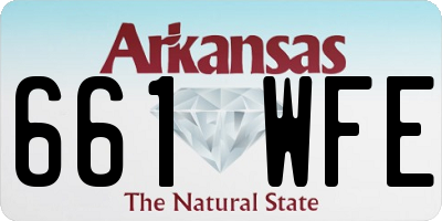 AR license plate 661WFE