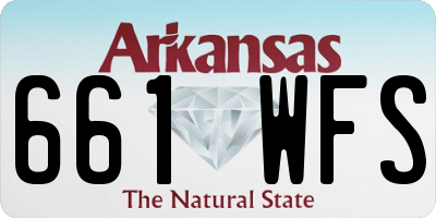 AR license plate 661WFS