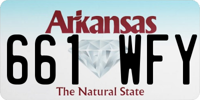AR license plate 661WFY