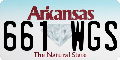 AR license plate 661WGS