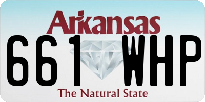AR license plate 661WHP