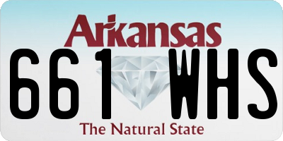 AR license plate 661WHS