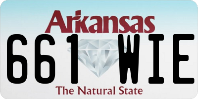 AR license plate 661WIE