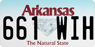 AR license plate 661WIH