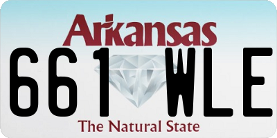 AR license plate 661WLE