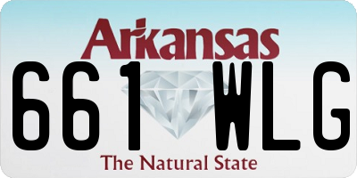 AR license plate 661WLG