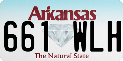 AR license plate 661WLH