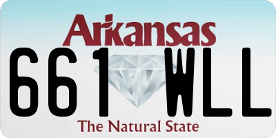 AR license plate 661WLL