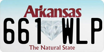 AR license plate 661WLP