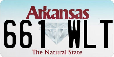 AR license plate 661WLT