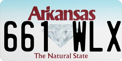 AR license plate 661WLX