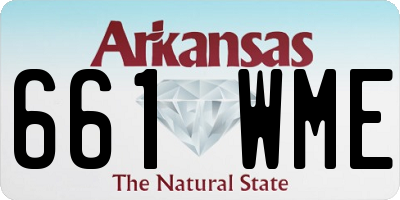 AR license plate 661WME
