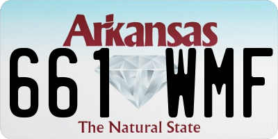 AR license plate 661WMF