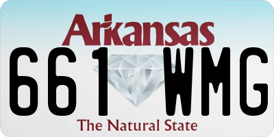 AR license plate 661WMG