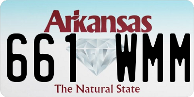 AR license plate 661WMM