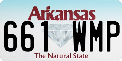 AR license plate 661WMP