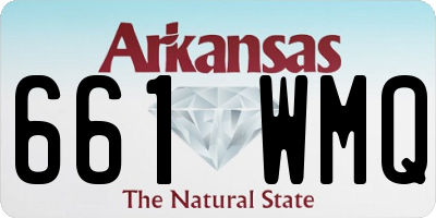 AR license plate 661WMQ