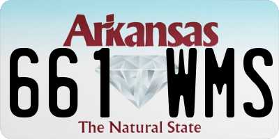 AR license plate 661WMS