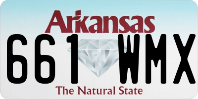AR license plate 661WMX