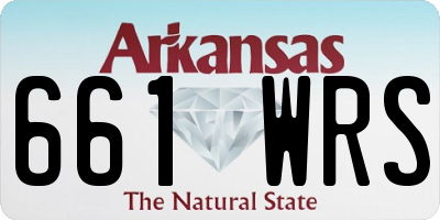 AR license plate 661WRS