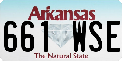 AR license plate 661WSE