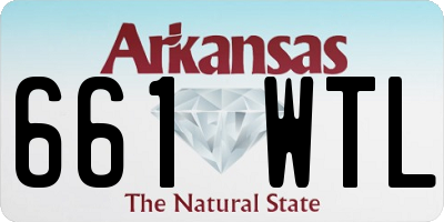 AR license plate 661WTL