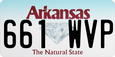 AR license plate 661WVP