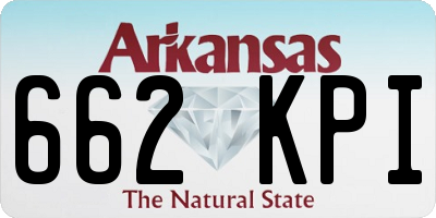 AR license plate 662KPI