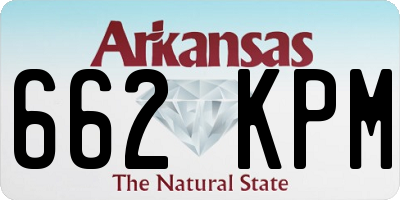 AR license plate 662KPM