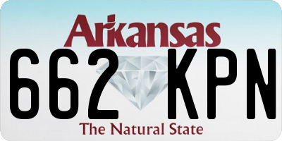 AR license plate 662KPN