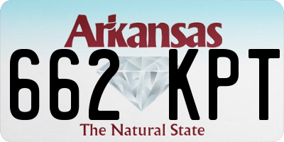 AR license plate 662KPT