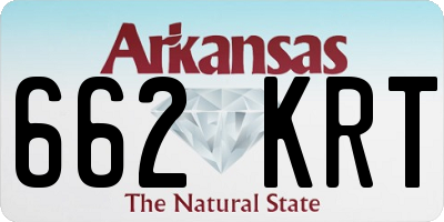 AR license plate 662KRT