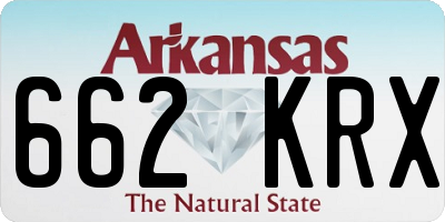AR license plate 662KRX
