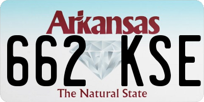 AR license plate 662KSE
